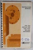 Cincinnati Milacron-Cincinnati Milacron 200, 300, 500 Dial Type Milling Manual-200-300-400-500-LL-01